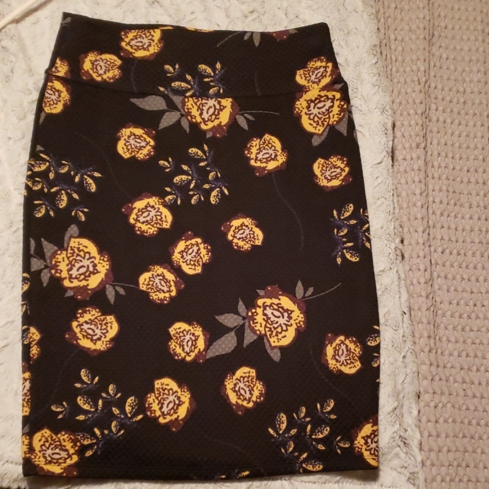 Floral LulaRoe Cassie Skirt